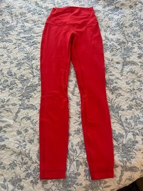 lululemon athletica High-Waist Red Leggings